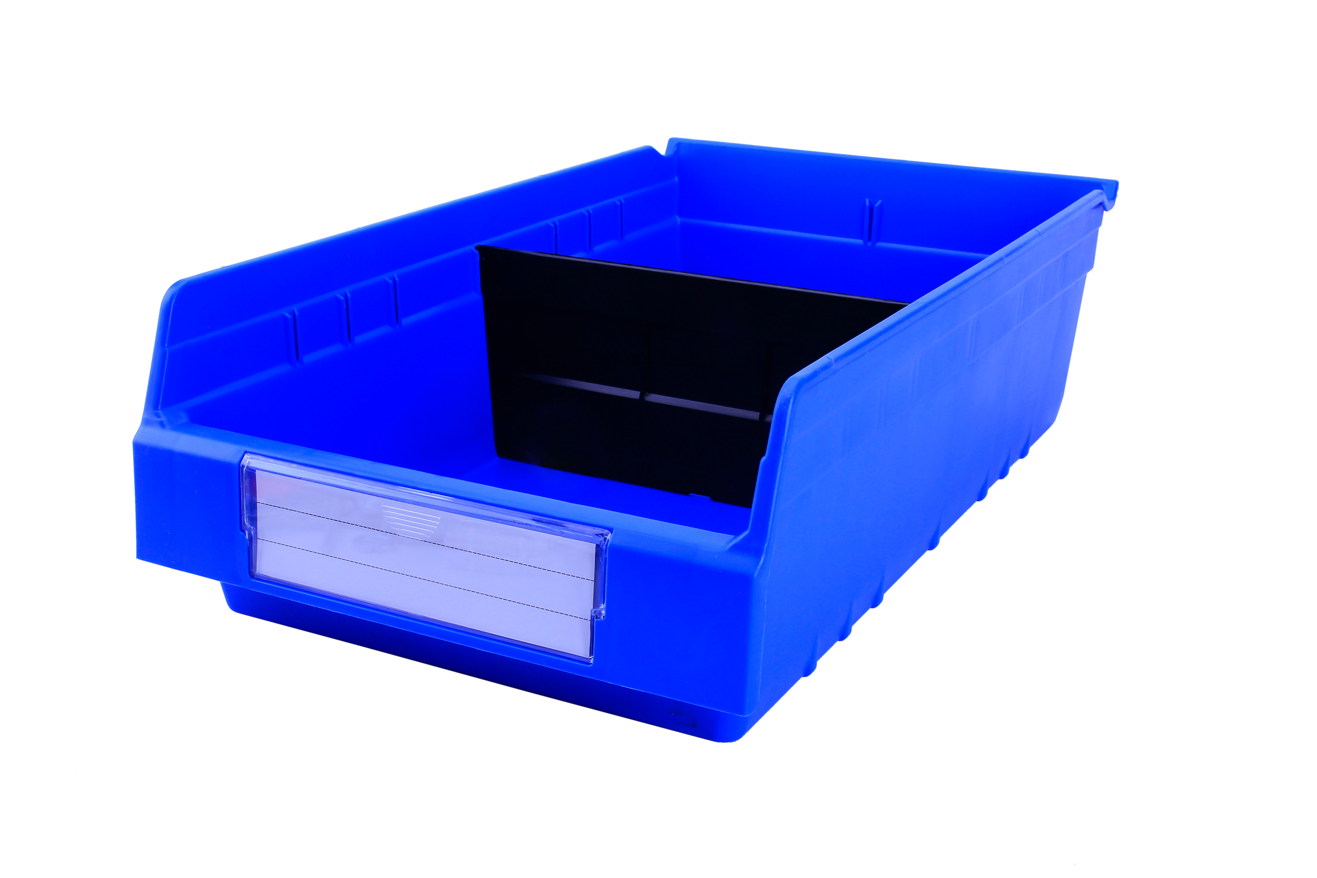 Logo Customized Durable Stacking Plastic Shelf Storage Bin for Warehouse Organization