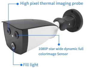 Quality H.265 2MP Thermal Imaging Camera wholesale