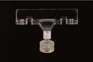 Quality Magnetic Base Advertising POP Display Clip with 30mm Clip , Transparent wholesale