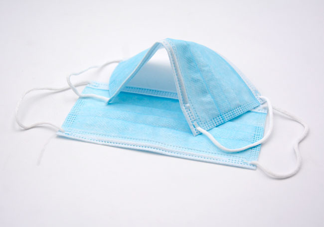 3 Ply Disposable Non Woven Face Mask Medical Lightweight Dust Proof For Adults