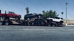 Hydraulic Axle Trailer Lifting Towing Double Deck Car Carrier Trailer With 8