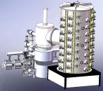 Stainless Steel Titanium Coating Machine , Large furniture PVD gold plating