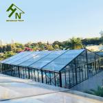 150 - 1500 Person Tempered Glass Marquee Tent Black Aluminum Alloy Frame