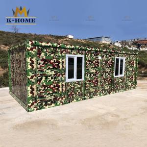 Quality Quick Construction Modular Military Barracks Prefab Camp Container Built Homes wholesale
