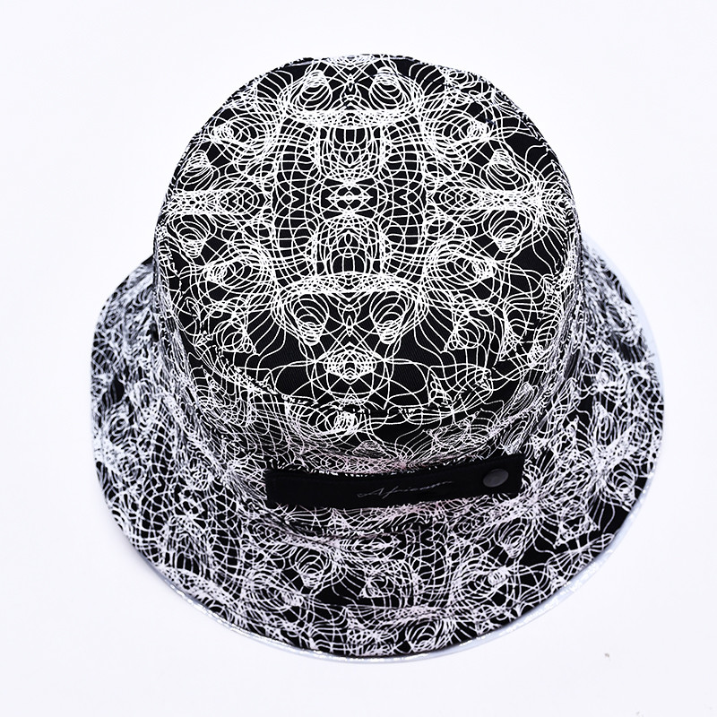 Sublimation Printed Bucket Hats Custom All Over Print Bucket Hat Pattern Embroidered Logo For Women