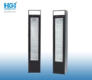 Quality 105L Drink Fridge Display Upright Showcase Cooler OEM ODM with Slim Door wholesale
