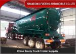 50 Cm Dry Bulk Carriers Bulk Cement Tanker Trailer , Cement Tank Trailer