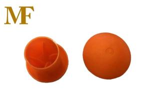 Quality Round Flanged Plastic Rebar Safety Caps Worker Protect For Covering Rebar wholesale