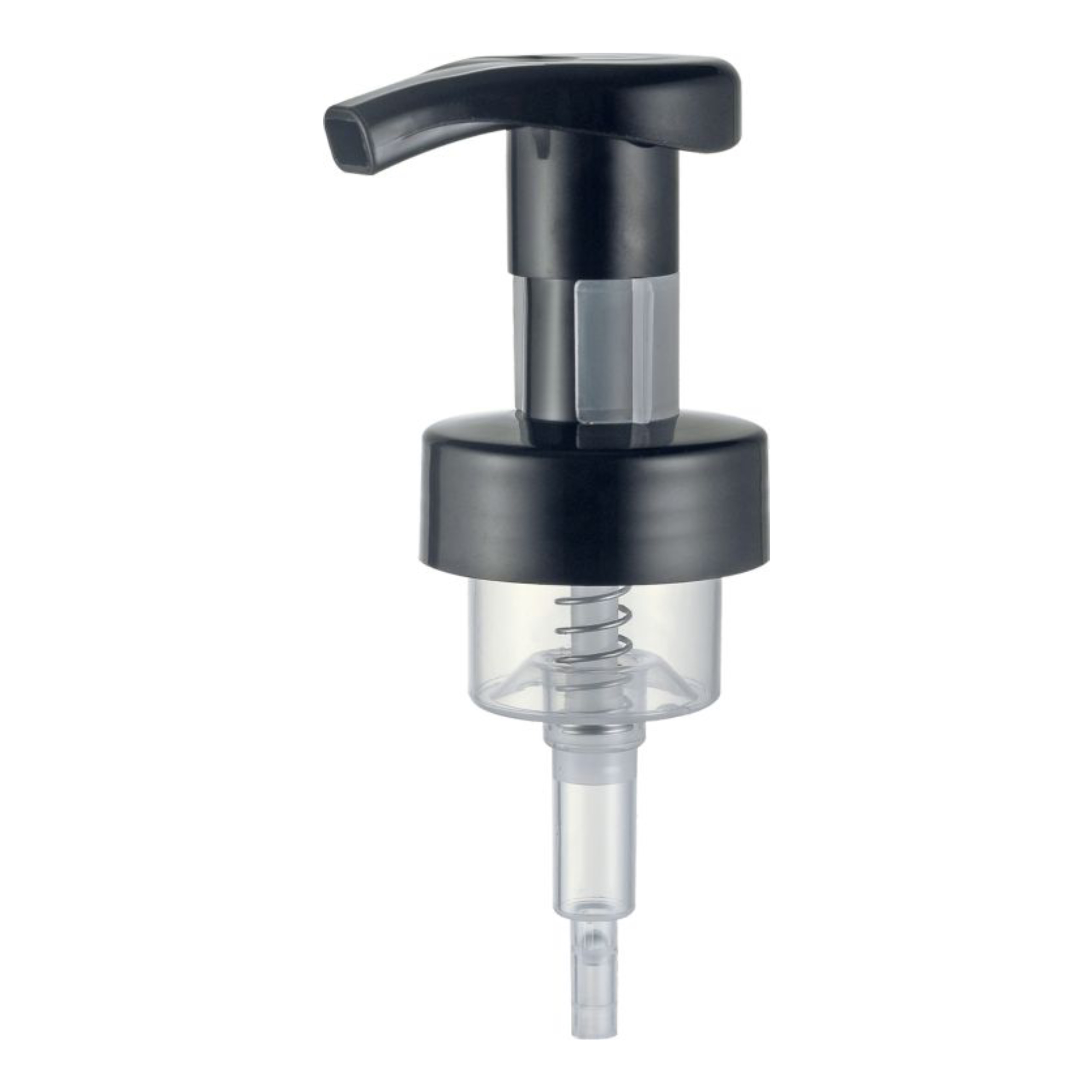 Custom Order Accepted Direct 40mm Black Foam Pump with Empty PET Foaming Pump Bottle