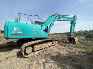 Quality SK200D Used Kobelco Excavators Second Hand Crawler Excavator 0.93m3 Bucket wholesale