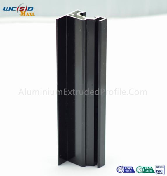 Black Color Chemical Polishing Aluminum For Windows Frame , 0.6mm - 1.2mm