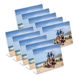Quality Transparent Reusable Tabletop Photo Frames L Shape Picture Frame 297x210cm wholesale