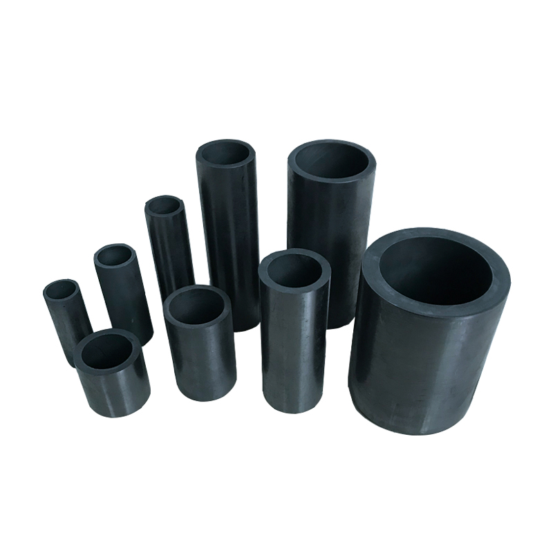 Fine Polished Slender Cylindrical Graphite Crucible for Long Service Time Metal Melting