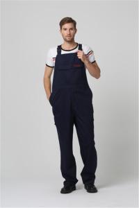 Quality EN11611 Fire Retardant Bib Overalls , Molten Metal Fr Protective Clothing wholesale