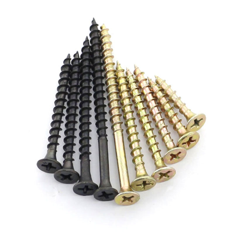Black Diamond Wood Phosphated Bugle Head Gypsum Phillips Drywall Screw with Smooth Shank
