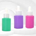5ml 15ml 30ml Eye Dropper Bottles Flat Shoulder Glass Bottle With Pipette