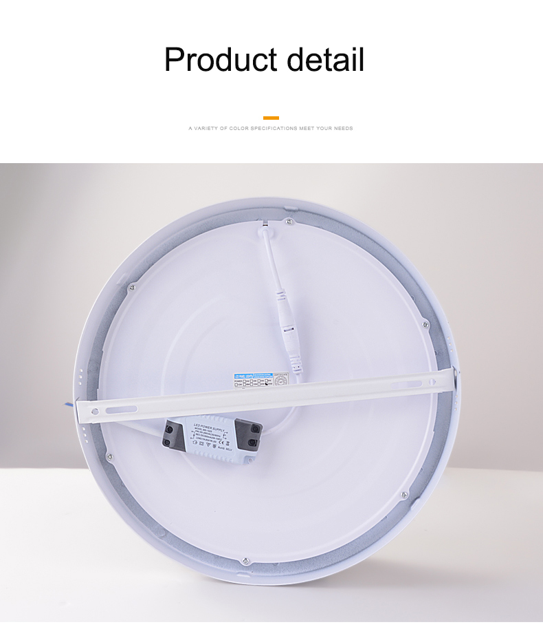AC 85-265V 3w 4w 6w 9w 12w 15w 18w 24w Ultra Slim LED Panel Light with Long Lifespan