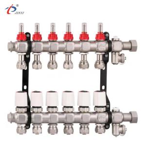 Quality Water Stainless 1.6mpa Radiant Heat Manifolds 12 Loop wholesale