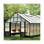 luxury hobby clear glass greenhouse,greenhouse kits with PC , heavy duty