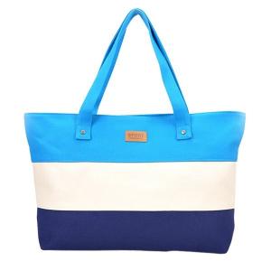 Quality Big Custom Canvas Bags / Ladies Beach Bag With Embossed Logo wholesale