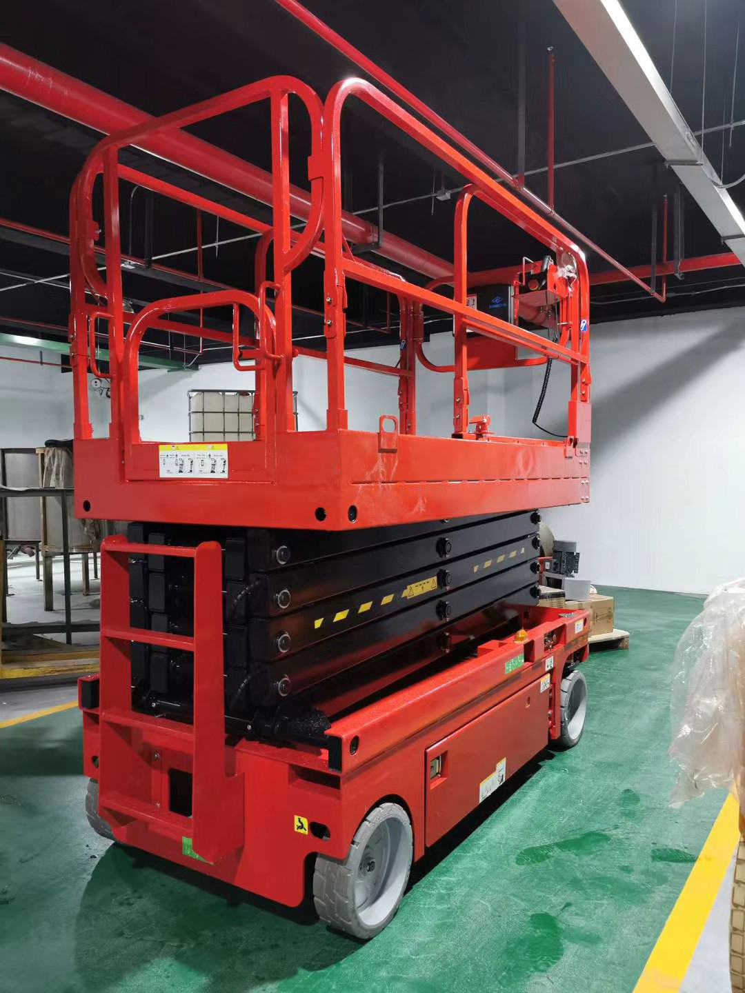 10m Height 450kg Hydraulic Scissor Lift Platform For Construction