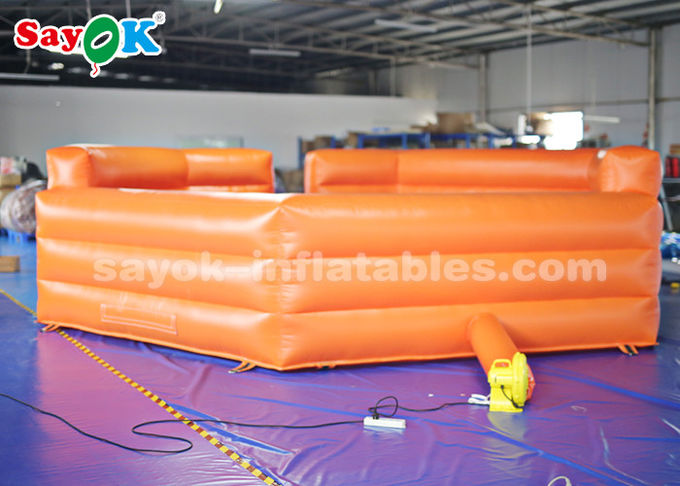 6m Outdoor Entertainment Inflatable Sports Games Football Field For Playground