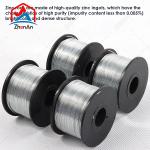 Metallizing Spray Pure Zinc Wires 99.995% For Film Capacitor