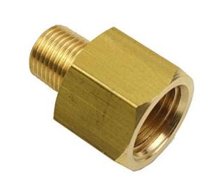 China 1/8 BSPT Male Thread Brass Tube Fitting Brass Pipe Adapter on sale