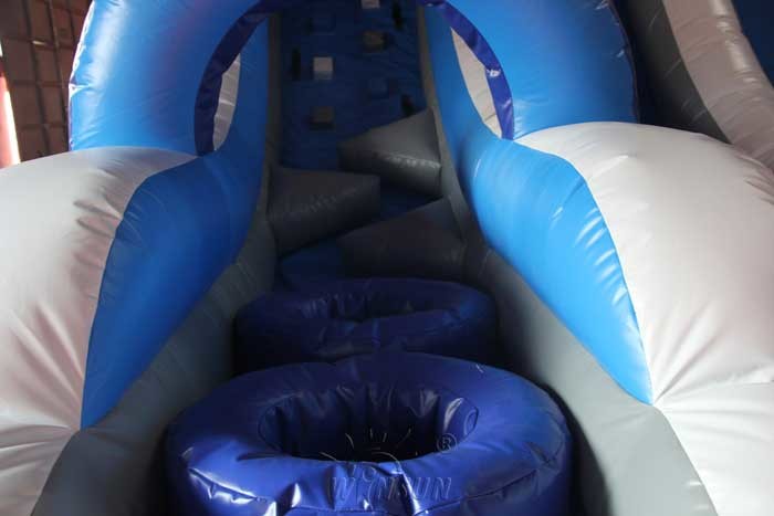 Vertical Rush Giant Blow Up Slide 0.9mm PVC Tarpaulin Made 9.2x5.5x6.7m