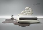 modern America style unique fabric bed furniture