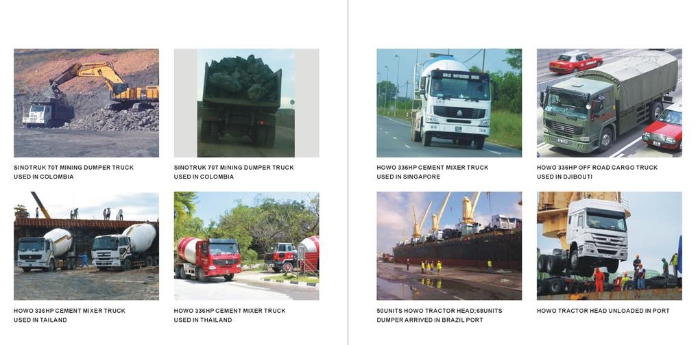 Prime Mover Truck 371hp Engine Euro 2 Standard 6x4 for Transportation