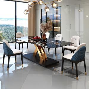 Quality Light Luxury Functional Granite Dining Table In Rectangle Shape wholesale