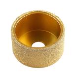 Marble 75mm Hand Diamond Grinding Wheel Flate Vacuum Brazed