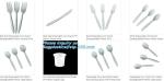 Disposable corn starch plates, biodegradable corn starch food container,