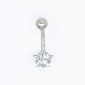 Quality Hollywood 8mm Star Belly Button Piercing 316 Stainless Steel wholesale