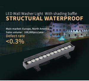 Quality Hanging SMD2835 800LM Recessed Wall Wash Light 12W wholesale