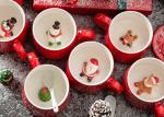 Glaze 350ml 13x9.5x9cm Christmas Ceramic Mugs
