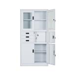 Bedroom Wardrobe Sturdy Portable Glass Door Filing Cabinet