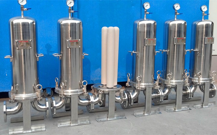 EPDM O-Rings Runlan 304 Stainless Steel Housing Paint Filter and Oil Filter for Industrial Filters
