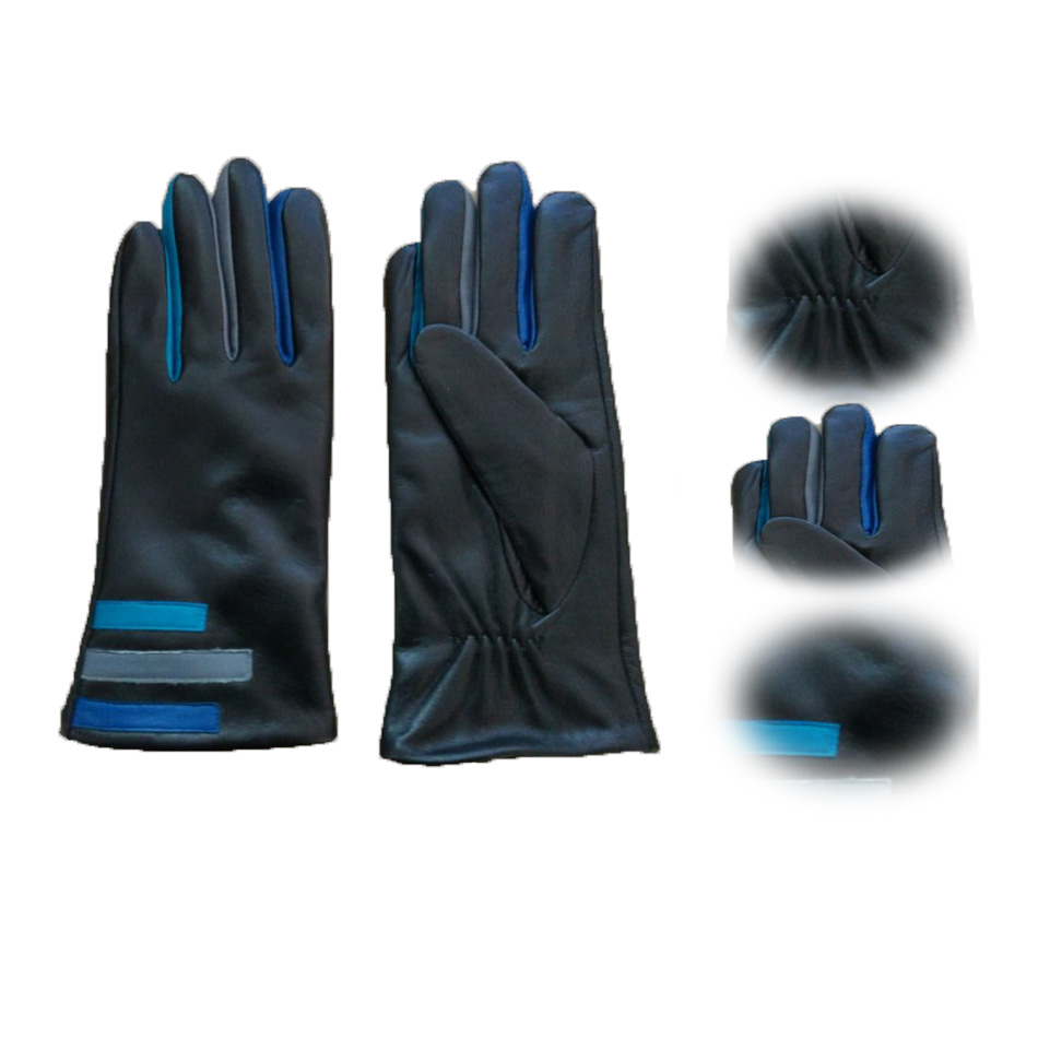 Domestic sheep skin leather gloves cheap real leather winter gloves fashion gloves