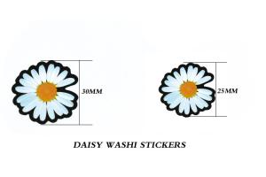 Quality daisy flower High Sticky 30mm Washi Tape Stickers wholesale