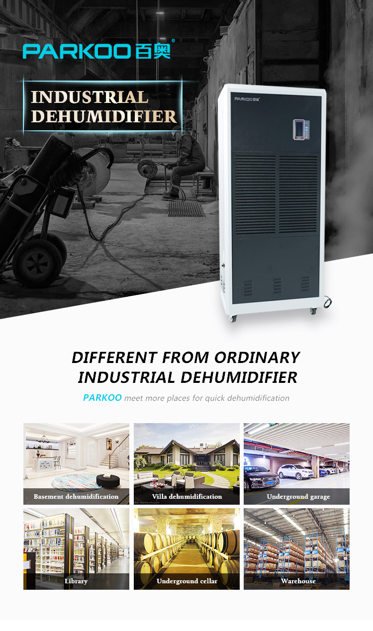 Ice Skating Areas 380V 50HZ R22 Industrial Air Dehumidifier
