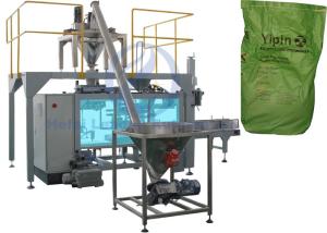 Quality Chromium Oxide Green Automatic Granule Packing Machine For 25 Kg Premade Bags wholesale