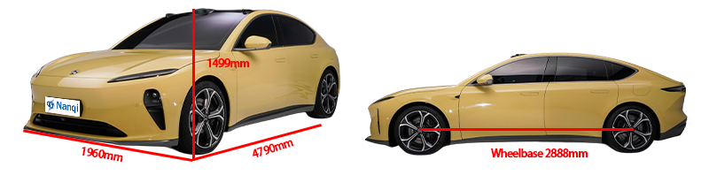 Business Type Midsize NIO ET5 Sedan 490Ps 200km/h Dual Driving Motor