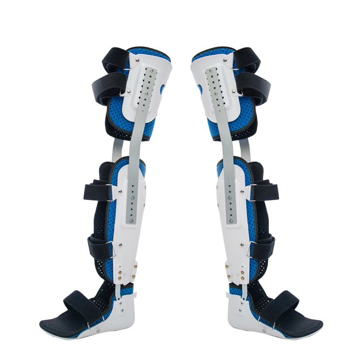 High-quality knee ankle and foot orthoses Hinged knee joint ankle foot orthosis Leg and foot fracture orthosis for fracture reha