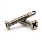 Cross Recess Flat Head Self Drilling Screws 410 Stainless Steel Phillips Drive