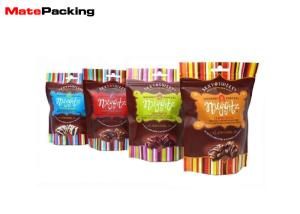 Quality Food Grade Laminated Material Foil Stand Up Pouches Custom Logo Printing Doypack Bags wholesale