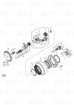 Black Color VOE14551150 EC290B Excavator Travel Motor Drive Catalog with Bolt-on