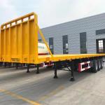 20/40/45 Feet 3 Bearing High Capacity Container Plate Semi-Trailer for Max