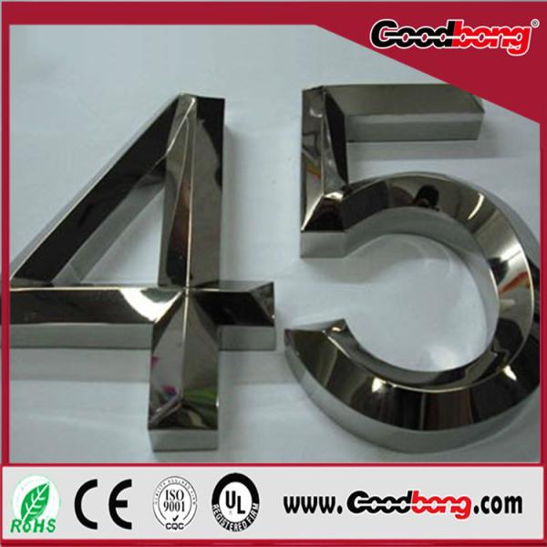 Professional custom manufacture 3D backlit high quality huge size vacuum metal